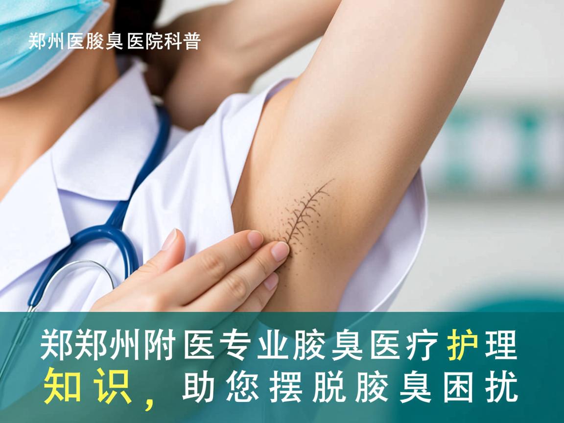 郑州附医腋臭医院科普，专业腋臭医疗护理知识，助您摆脱腋臭困扰