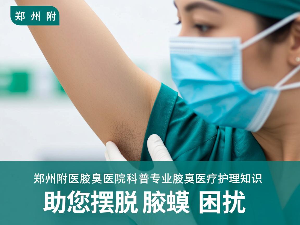 郑州附医腋臭医院科普，专业腋臭医疗护理知识，助您摆脱腋臭困扰