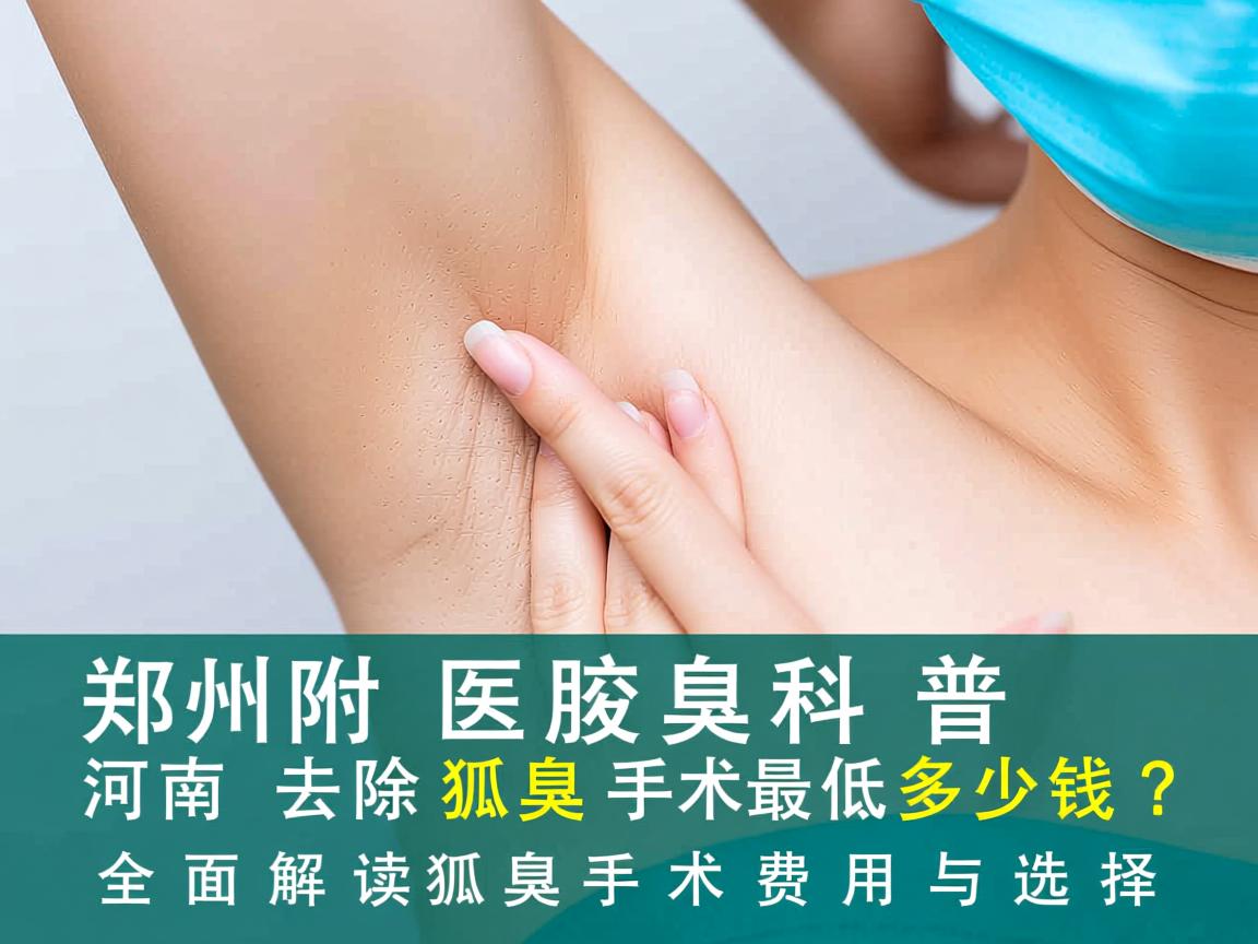 郑州附医腋臭科普,河南去除狐臭手术最低多少钱?全面解读狐臭手术费用与选择 郑州附医腋臭科普,河南去除狐臭手术最低多少钱?全面解读狐臭手术费用与选择