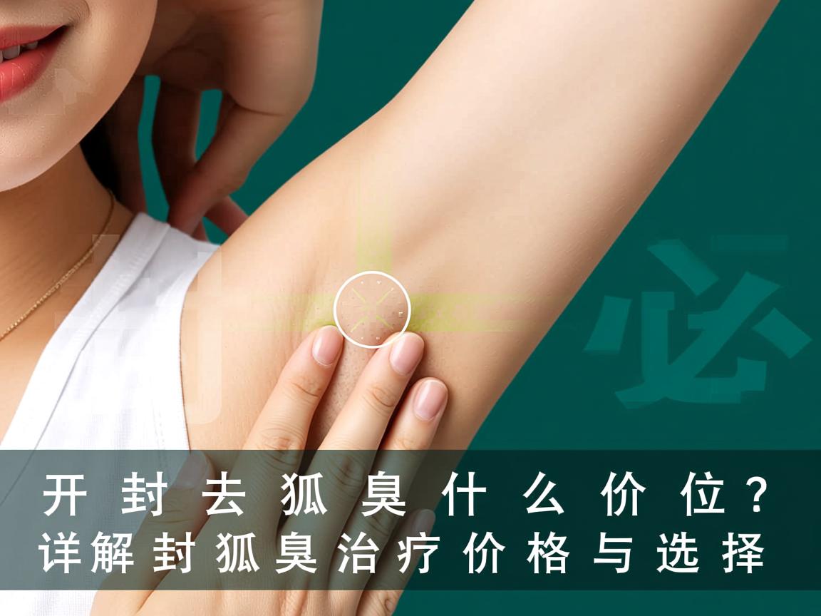 开封去狐臭什么价位？详解开封狐臭治疗价格与选择