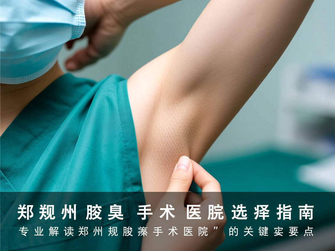 郑州腋臭手术医院选择指南,专业解读郑州正规腋臭手术医院的关键要点 郑州腋臭手术医院选择指南,专业解读郑州正规腋臭手术医院的关键要点