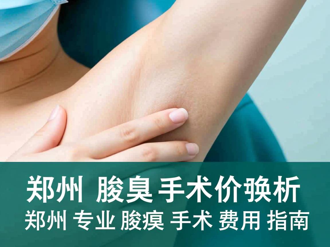郑州腋臭手术价格解析,郑州专业腋臭手术费用指南 郑州腋臭手术价格解析,郑州专业腋臭手术费用指南