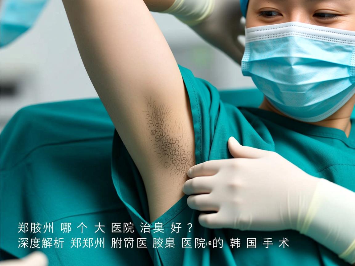 郑州哪个大医院治腋臭好？深度解析郑州附医腋臭医院的韩国手术