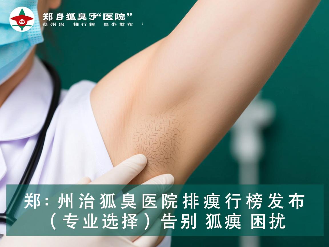 郑州治狐臭医院排行榜发布，专业选择，告别狐臭困扰