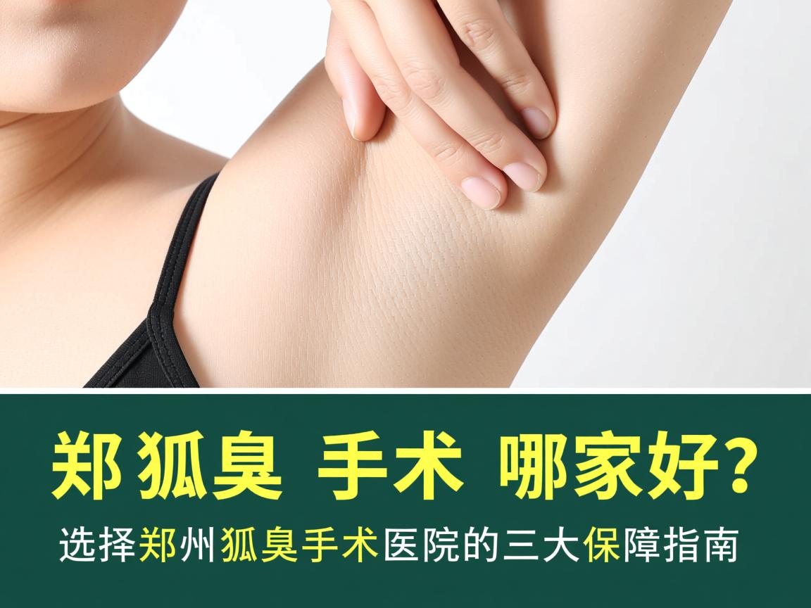 郑州狐臭手术哪家好?选择郑州狐臭手术医院的三大保障指南 郑州狐臭手术哪家好?选择郑州狐臭手术医院的三大保障指南
