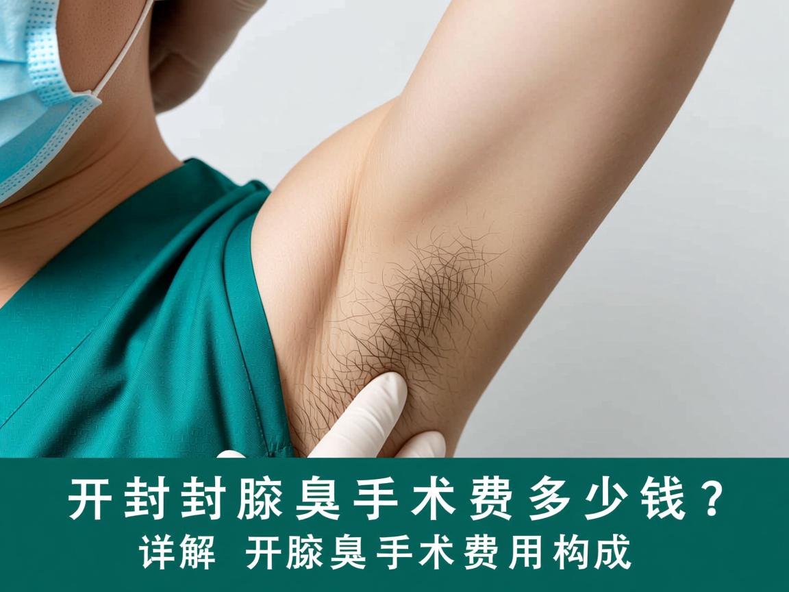 开封腋臭手术费多少钱？详解开封腋臭手术费用构成