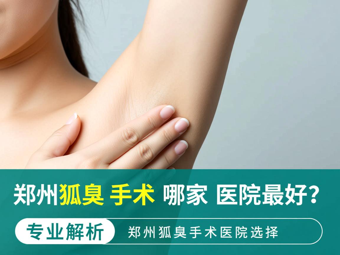 郑州狐臭手术哪家医院最好？专业解析郑州狐臭手术医院选择