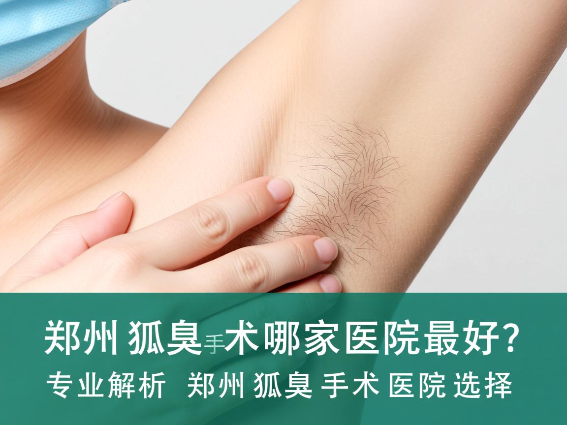 郑州狐臭手术哪家医院最好？专业解析郑州狐臭手术医院选择