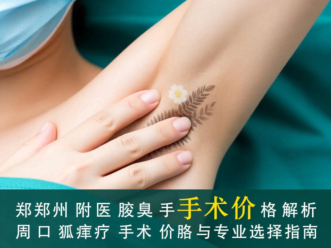 郑州附医腋臭手术价格解析,周口狐臭手术价格与专业选择指南 郑州附医腋臭手术价格解析,周口狐臭手术价格与专业选择指南