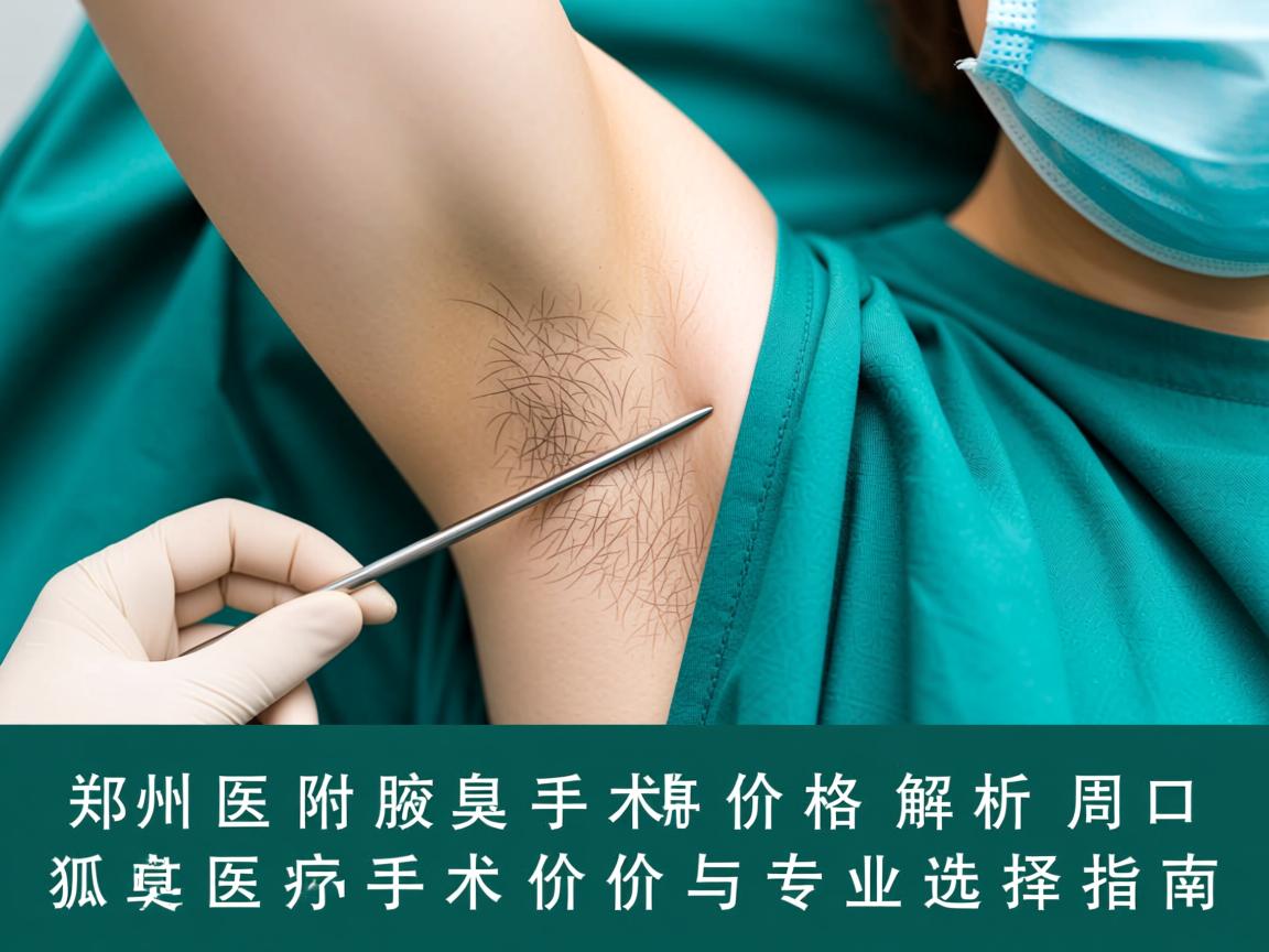郑州附医腋臭手术价格解析,周口狐臭手术价格与专业选择指南 郑州附医腋臭手术价格解析,周口狐臭手术价格与专业选择指南