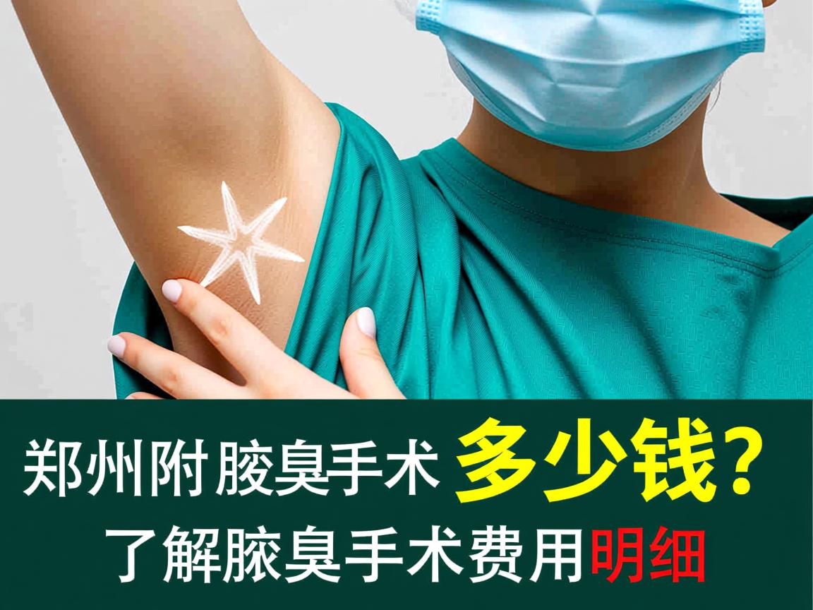 郑州附医腋臭手术多少钱?了解腋臭手术费用明细 郑州附医腋臭手术多少钱?了解腋臭手术费用明细