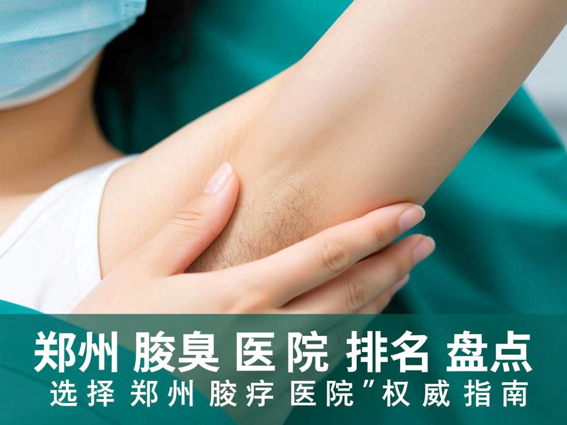 郑州腋臭医院排名盘点，选择郑州腋臭医院的权威指南
