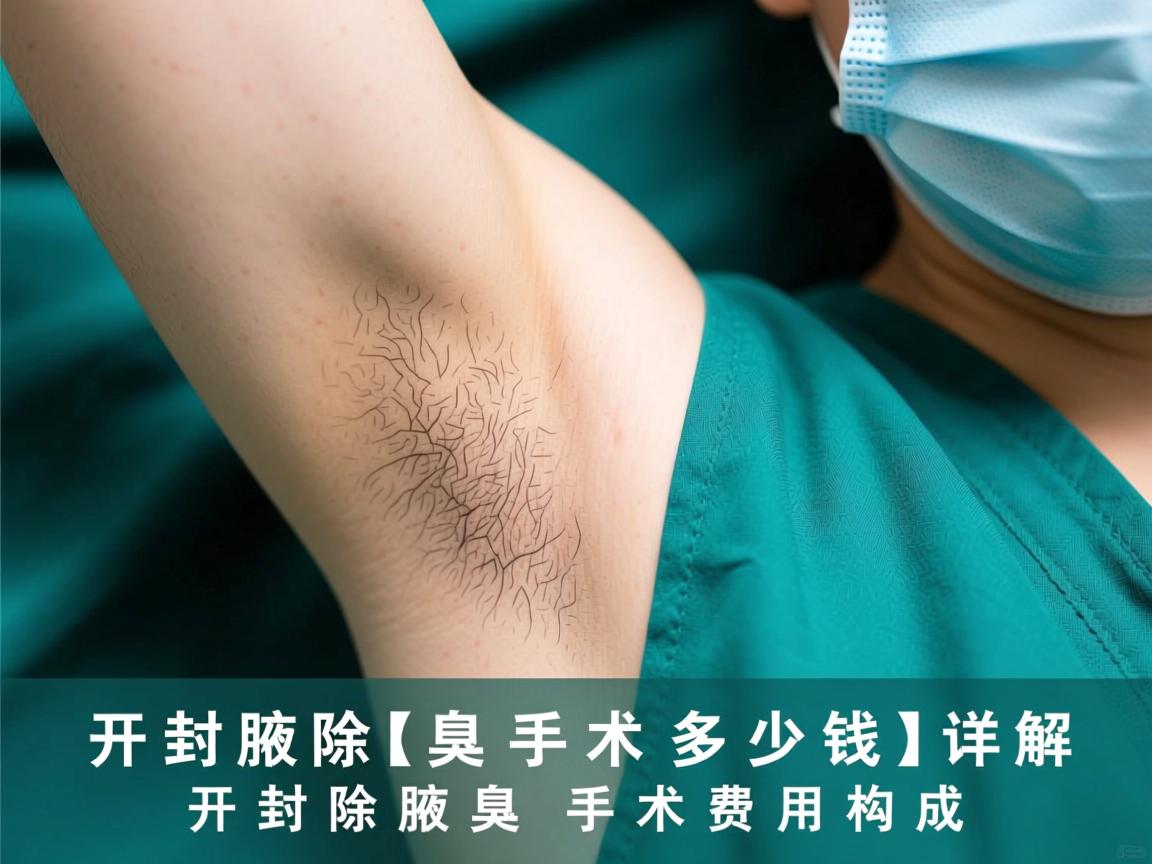 开封除腋臭手术多少钱，详解开封除腋臭手术费用构成