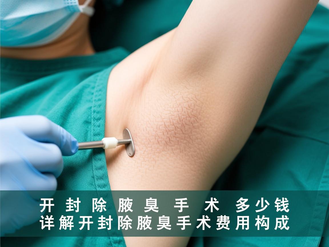 开封除腋臭手术多少钱，详解开封除腋臭手术费用构成