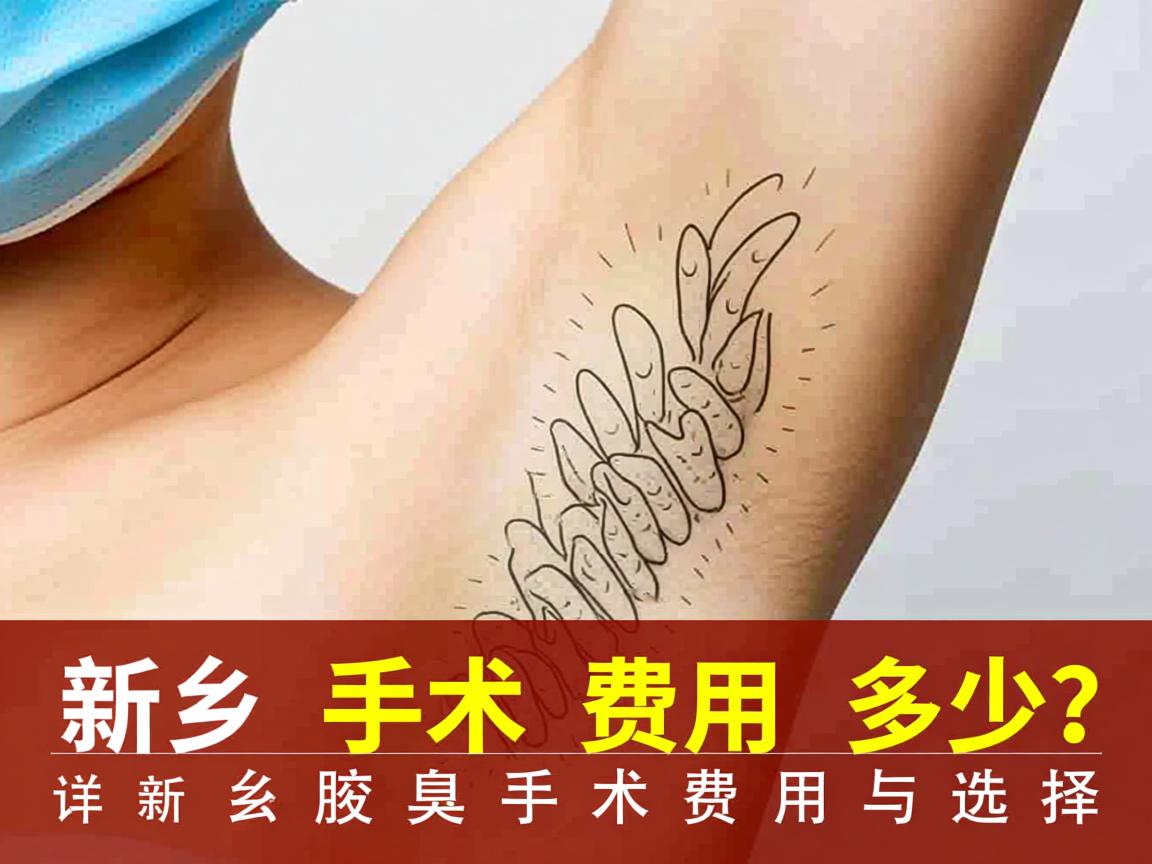 新乡腋臭手术费用多少？详解新乡腋臭手术费用与选择