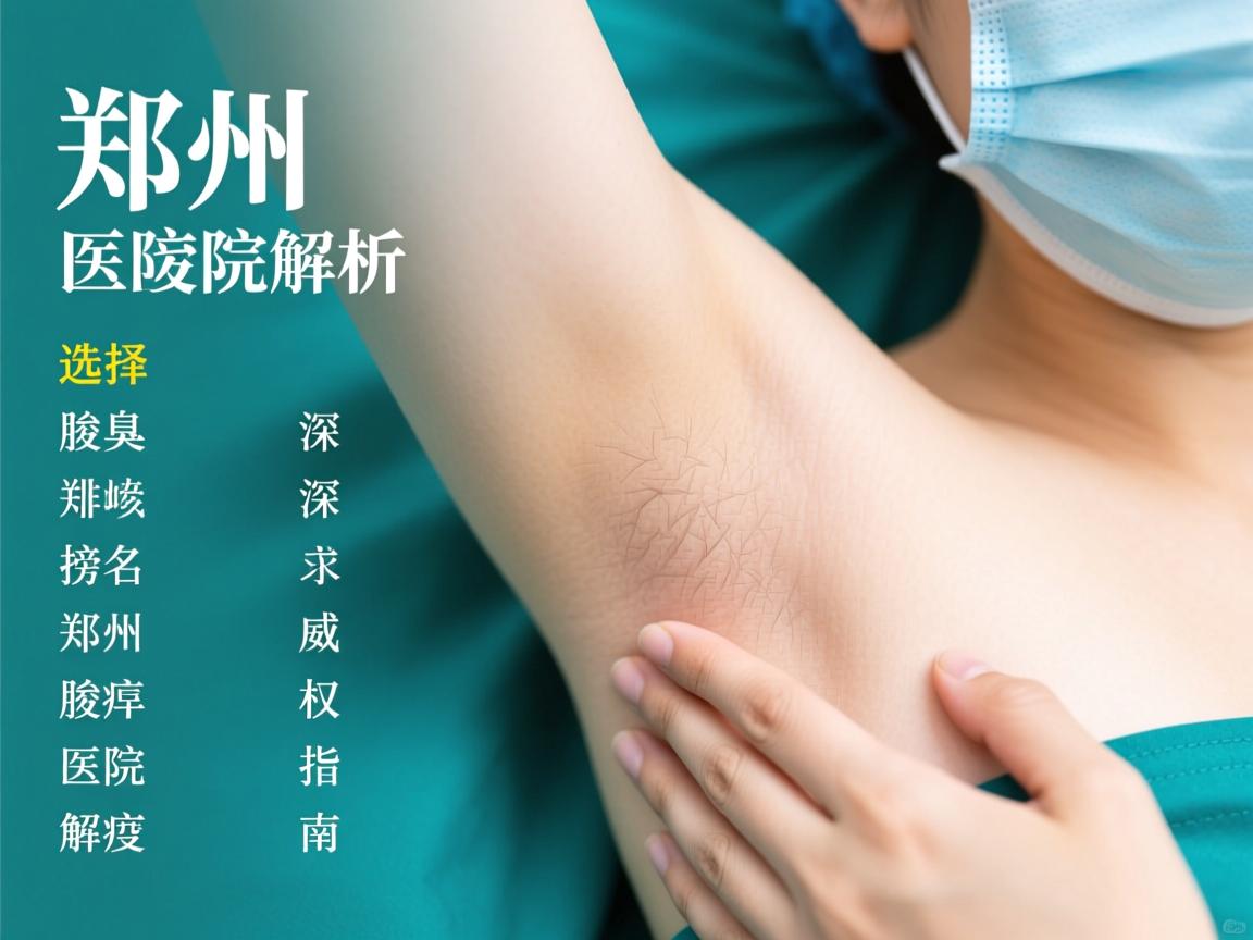 郑州腋臭医院排名榜深度解析，选择郑州腋臭医院的权威指南