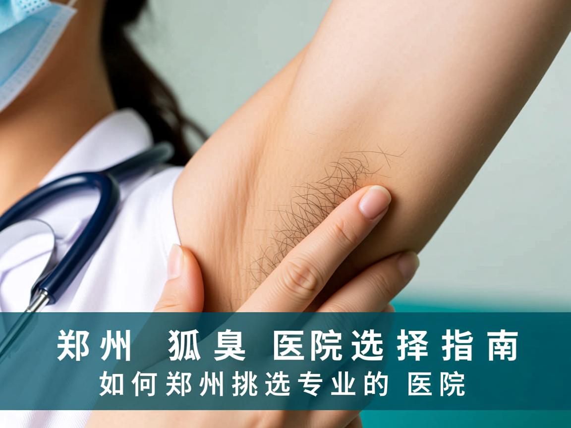 郑州狐臭医院选择指南，如何挑选专业的郑州狐臭医院