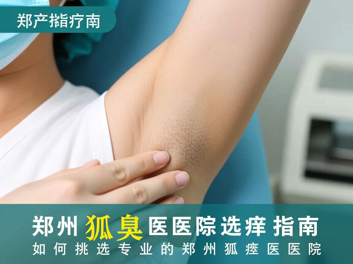 郑州狐臭医院选择指南，如何挑选专业的郑州狐臭医院