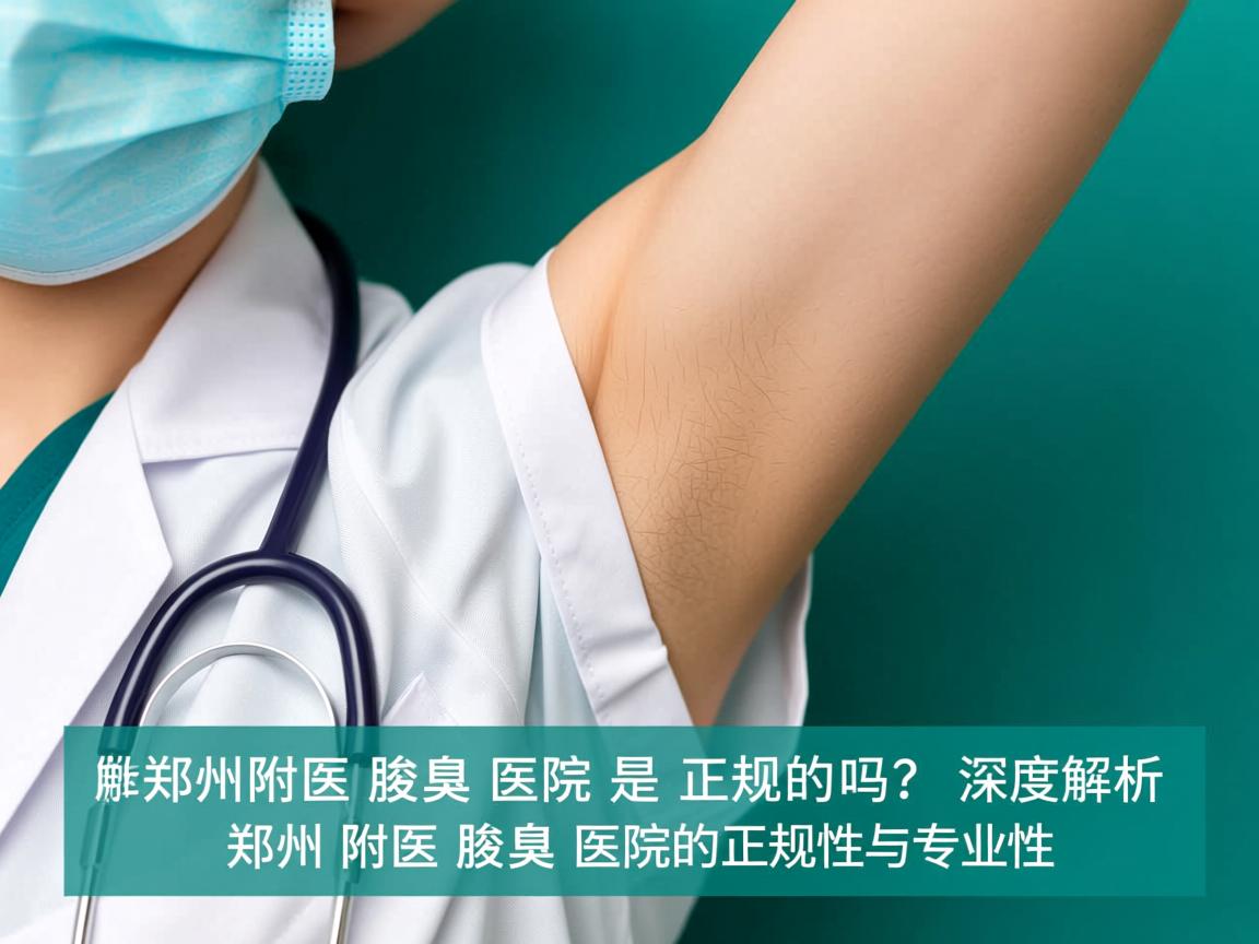 郑州附医腋臭医院是正规的吗?深度解析郑州附医腋臭医院的正规性与专业性 郑州附医腋臭医院是正规的吗?深度解析郑州附医腋臭医院的正规性与专业性