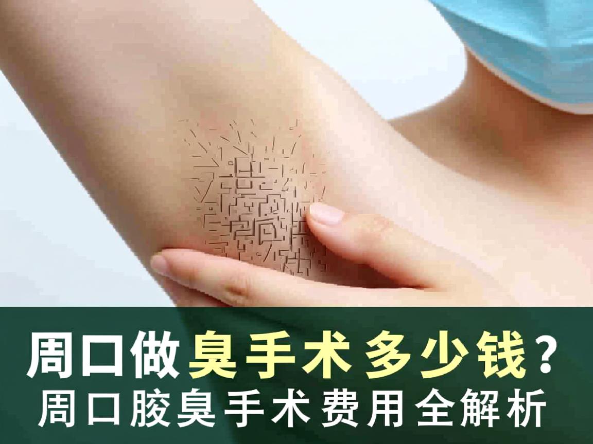 在周口做腋臭手术多少钱？周口腋臭手术费用全解析