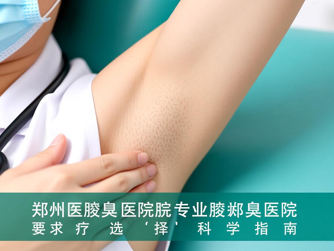 郑州腋臭医院专业解析，选择郑州腋臭医院的科学指南