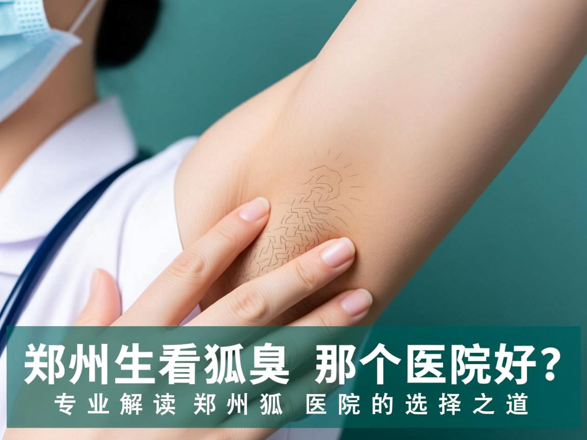 郑州看狐臭那个医院好？专业解读郑州狐臭医院的选择之道
