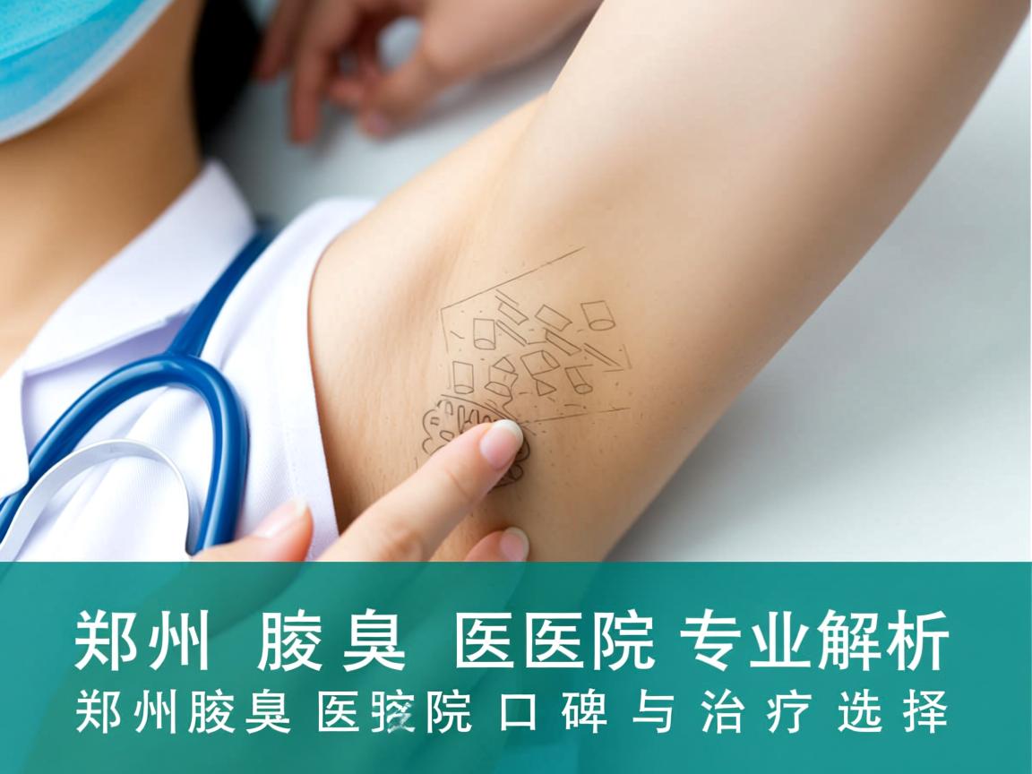 郑州腋臭医院专业解析，郑州腋臭医院的口碑与治疗选择