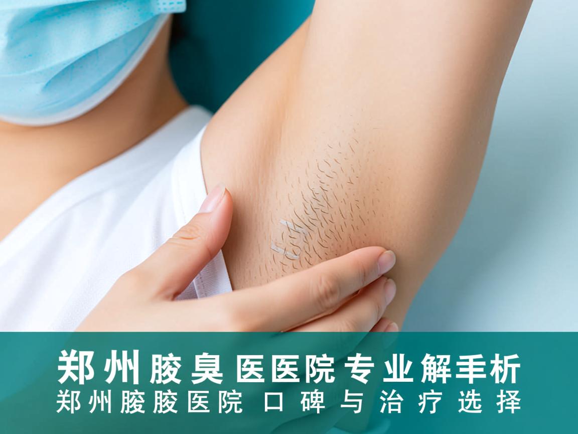郑州腋臭医院专业解析，郑州腋臭医院的口碑与治疗选择