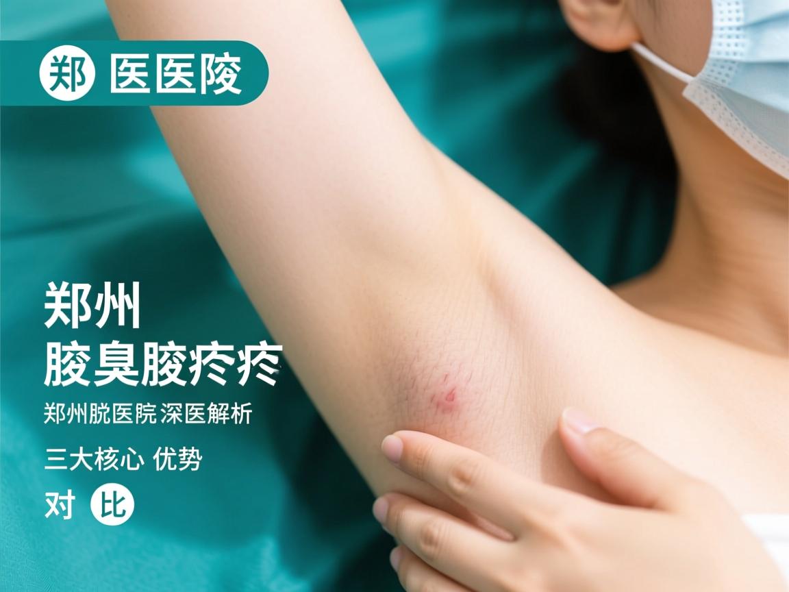 郑州腋臭医院深度解析，郑州附医腋臭医院的三大核心优势对比