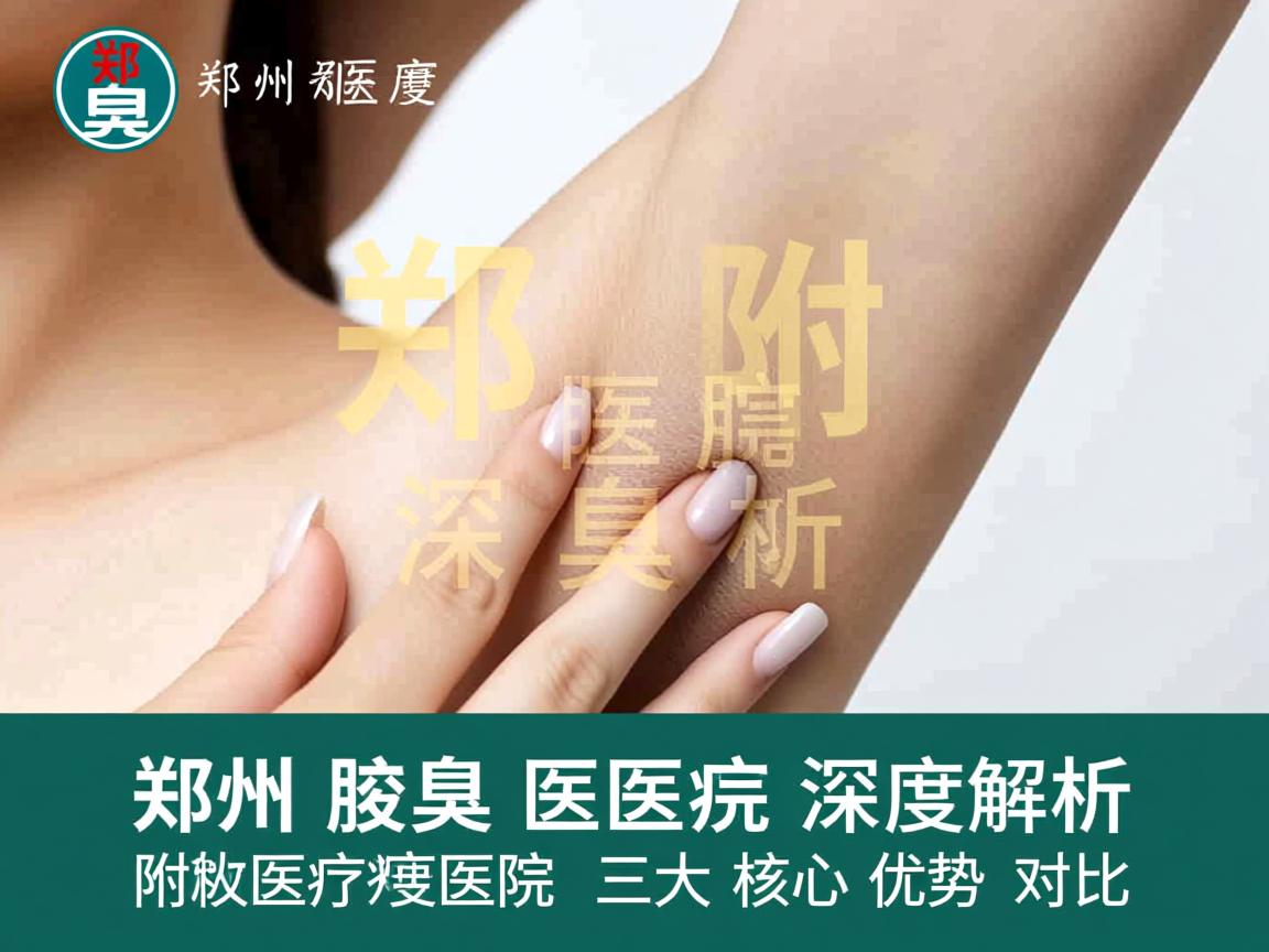郑州腋臭医院深度解析，郑州附医腋臭医院的三大核心优势对比