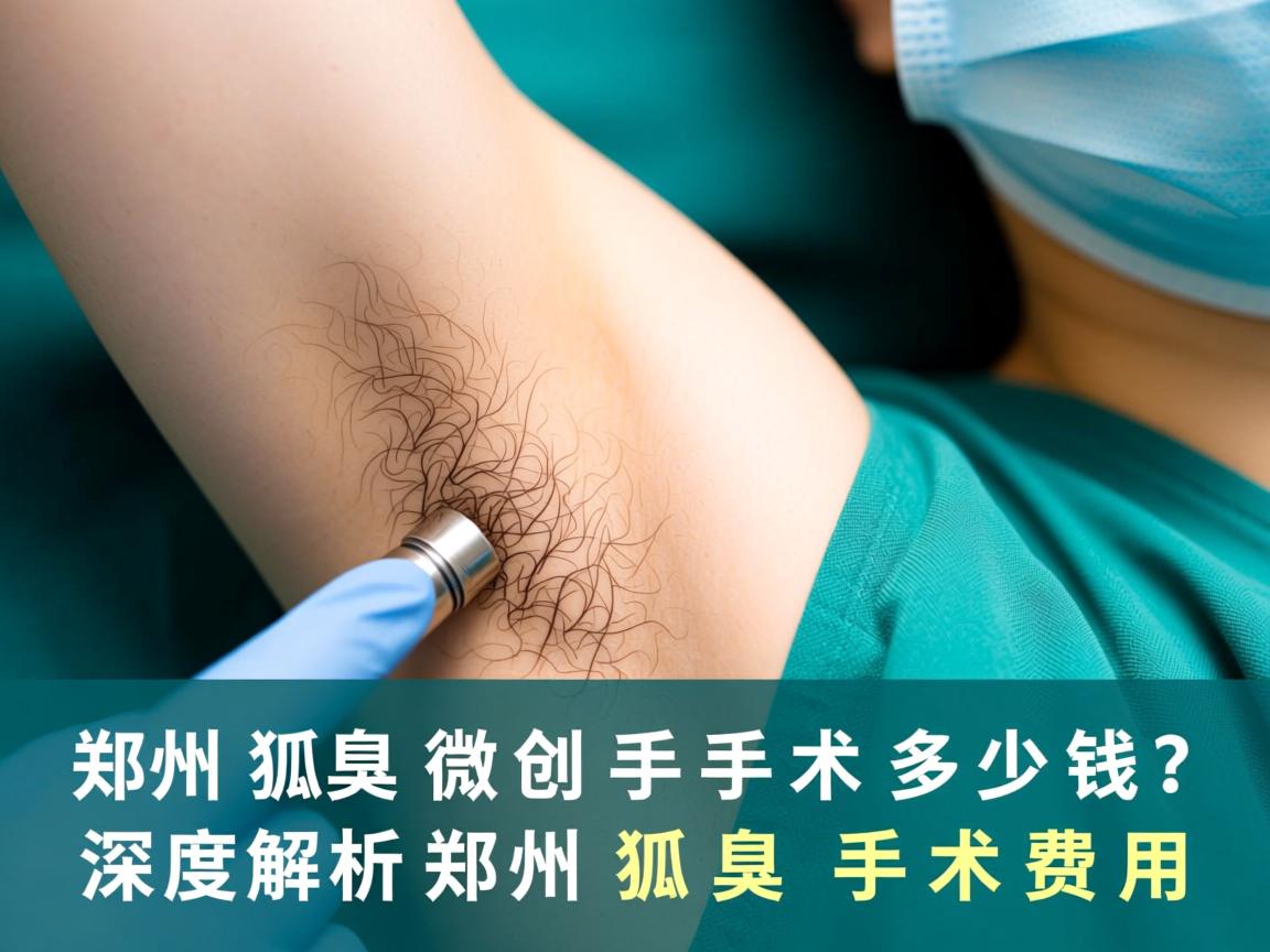 郑州狐臭微创手术多少钱？深度解析郑州狐臭手术费用