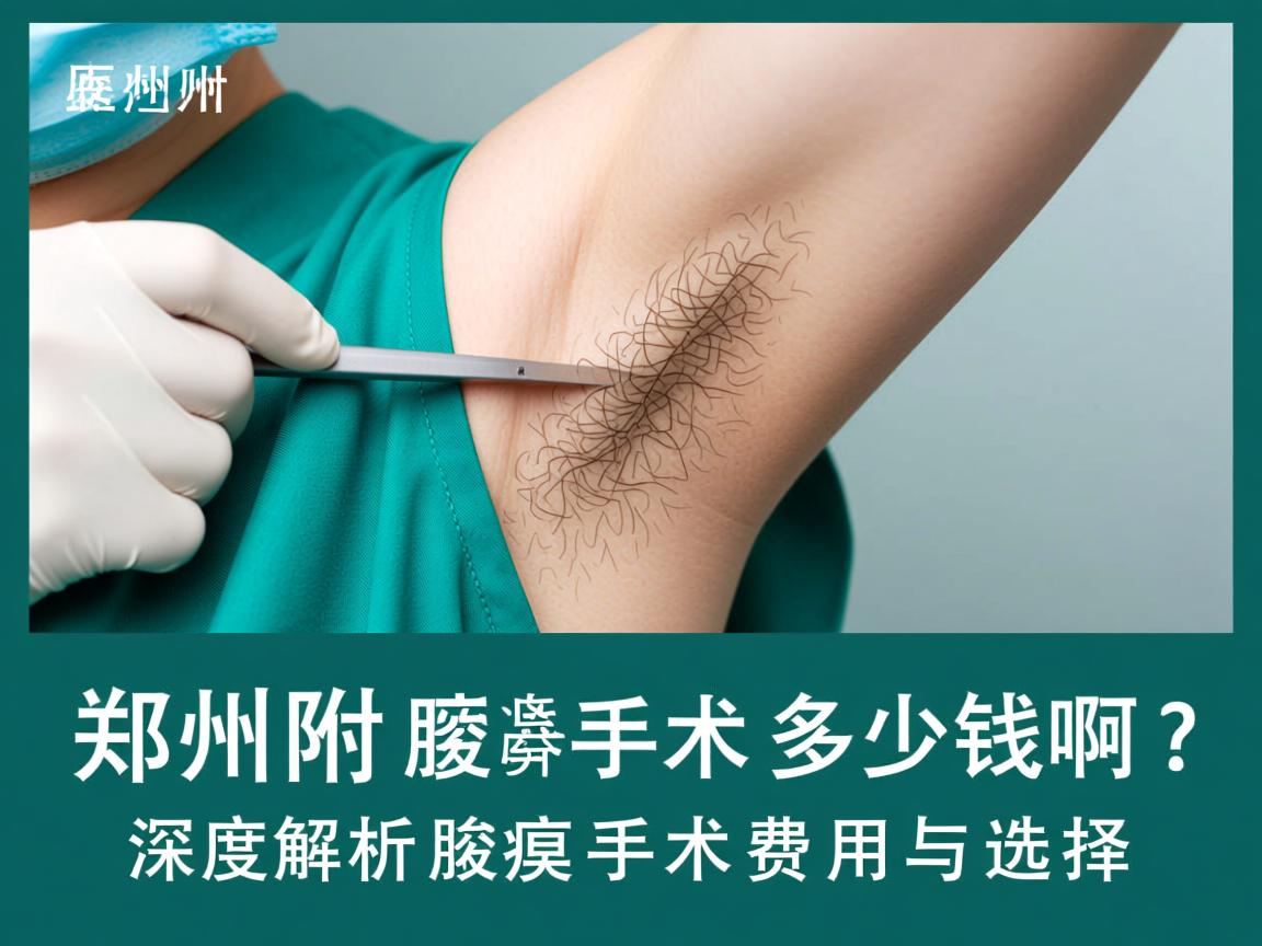 郑州附医腋臭手术多少钱啊？深度解析腋臭手术费用与选择