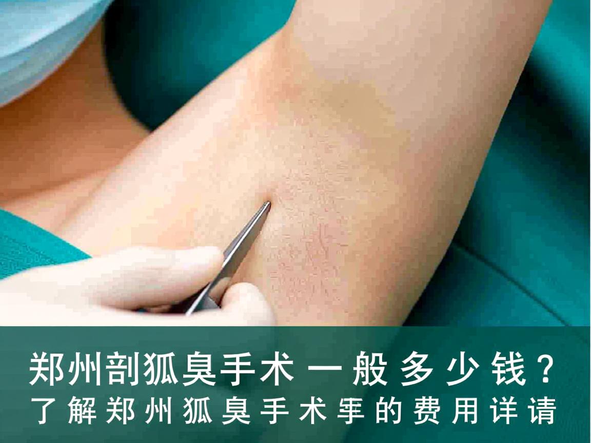 郑州割狐臭手术一般多少钱？了解郑州狐臭手术的费用详情