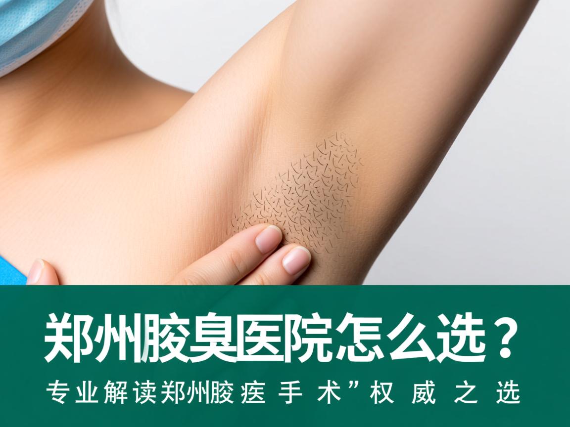 郑州腋臭医院怎么选？专业解读郑州腋臭手术的权威之选