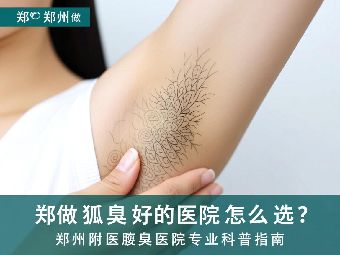 郑州做狐臭好的医院怎么选？郑州附医腋臭医院专业科普指南