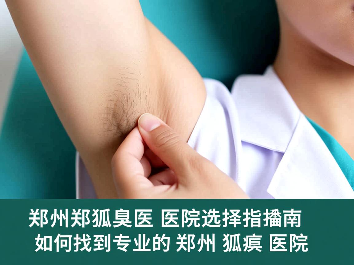 郑州狐臭医院选择指南，如何找到专业的郑州狐臭医院