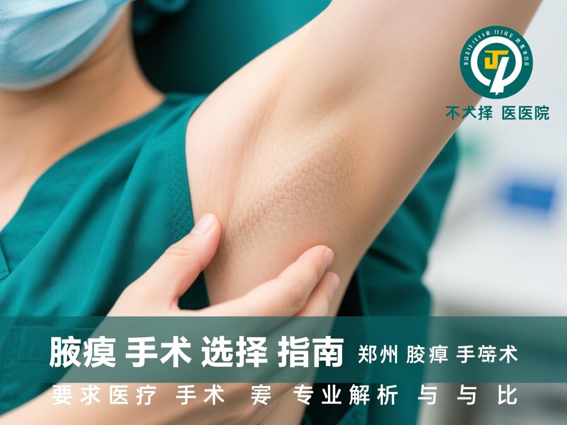 腋臭手术选择指南，郑州腋臭手术医院的专业解析与比较
