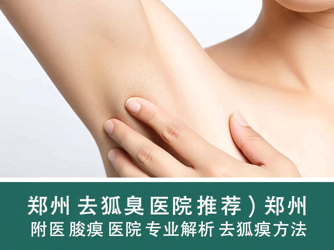 郑州去狐臭医院推荐，郑州附医腋臭医院专业解析去狐臭方法