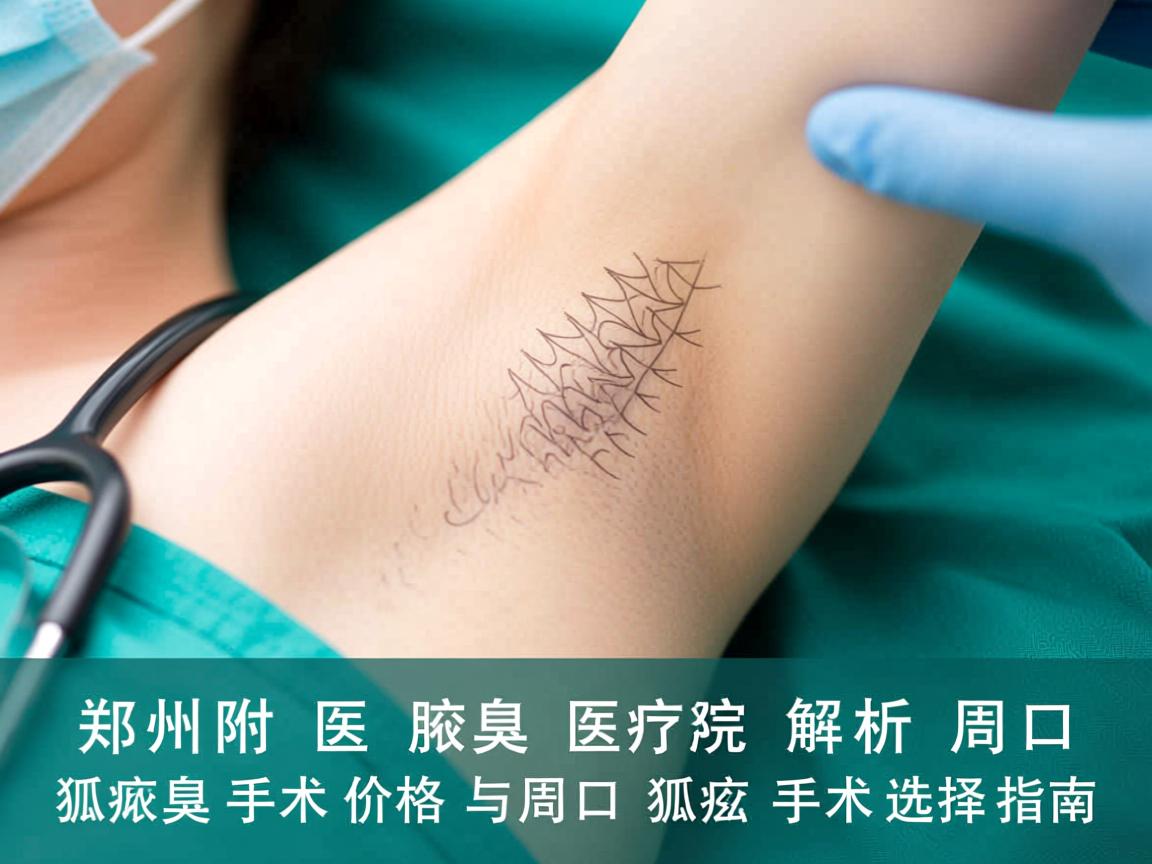 郑州附医腋臭医院解析，周口狐臭手术价格与周口狐臭手术选择指南