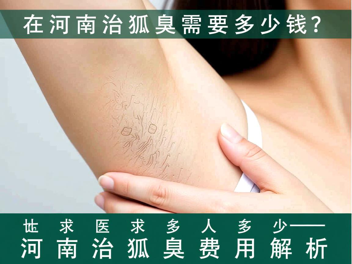 在河南治狐臭需要多少钱？河南治狐臭费用解析