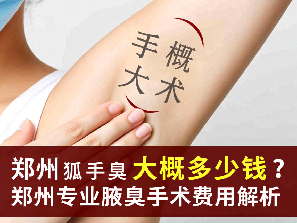 郑州狐臭手术大概多少钱?郑州专业腋臭手术费用解析 郑州狐臭手术大概多少钱?郑州专业腋臭手术费用解析
