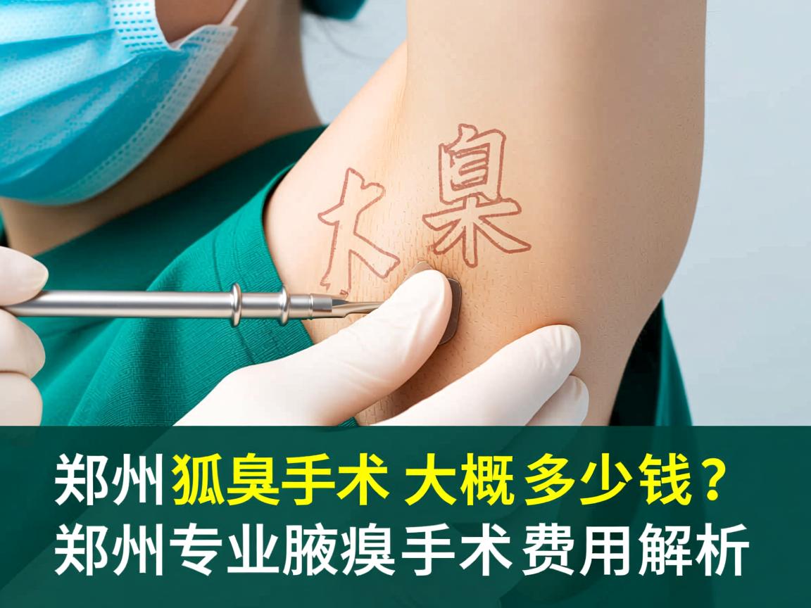 郑州狐臭手术大概多少钱?郑州专业腋臭手术费用解析 郑州狐臭手术大概多少钱?郑州专业腋臭手术费用解析