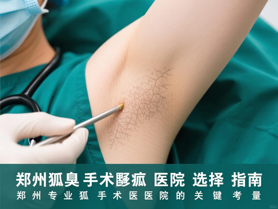 郑州狐臭手术医院选择指南，郑州专业狐臭手术医院的关键考量
