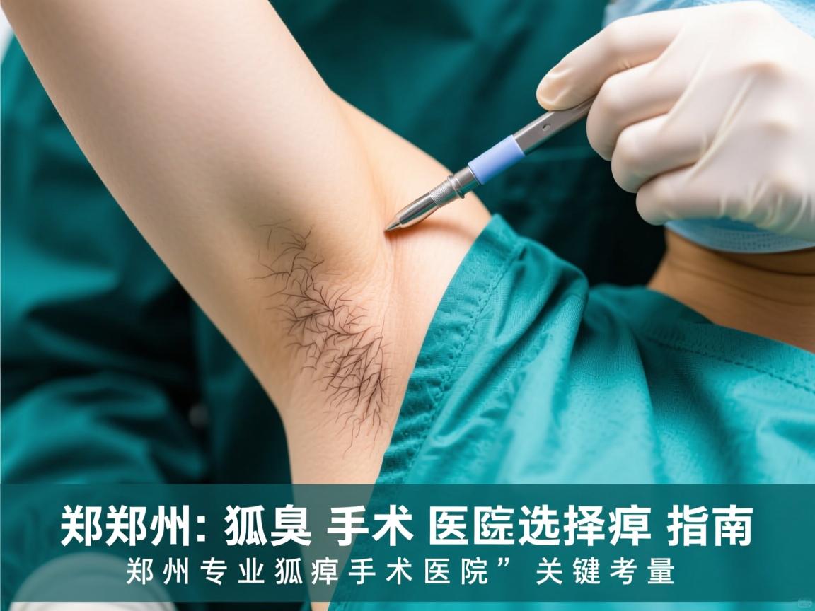 郑州狐臭手术医院选择指南，郑州专业狐臭手术医院的关键考量
