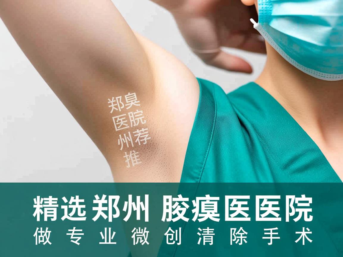 郑州腋臭医院推荐，精选郑州腋臭医院做专业微创清除手术