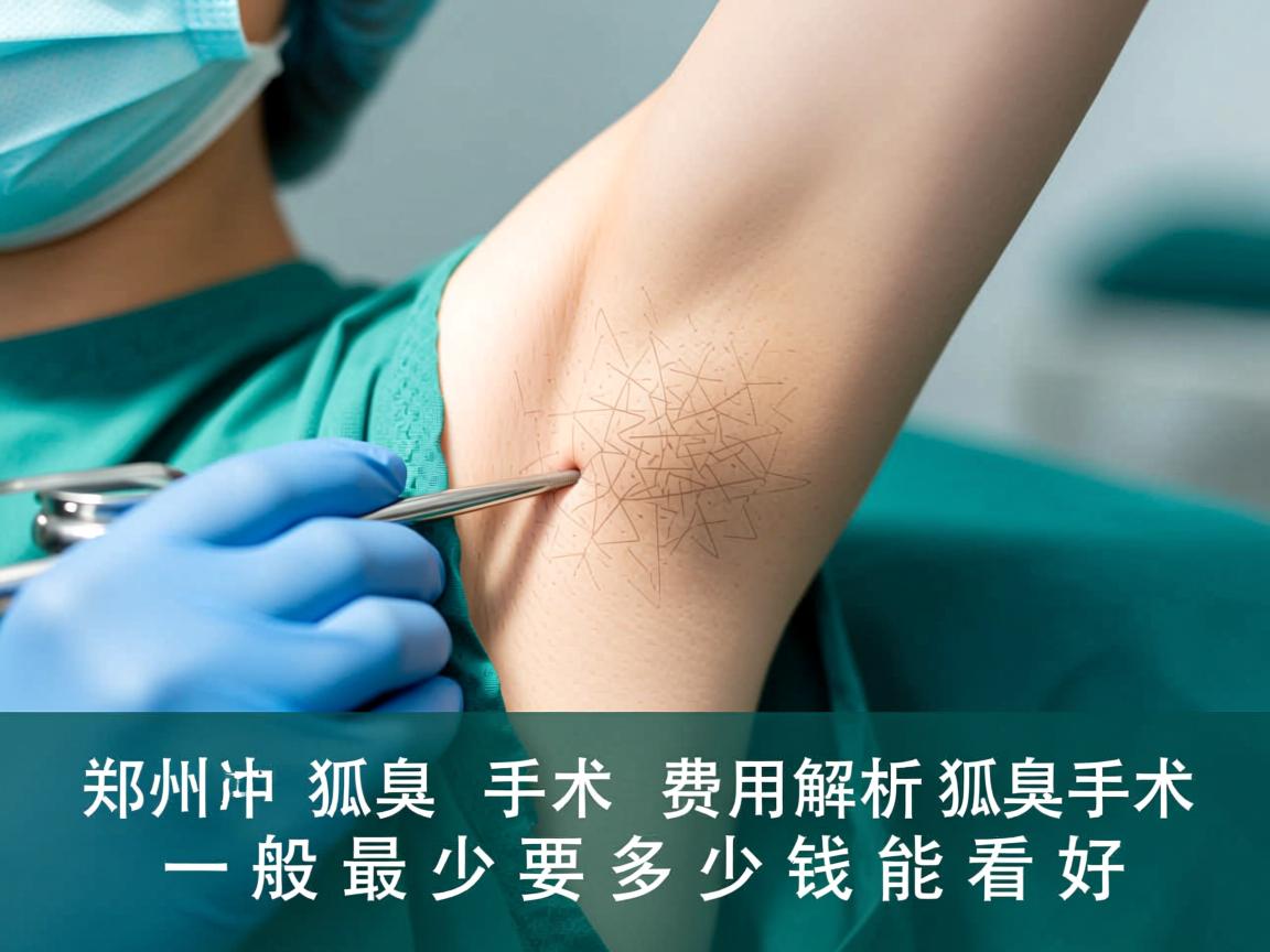 郑州狐臭手术费用解析，狐臭手术一般最少要多少钱能看好