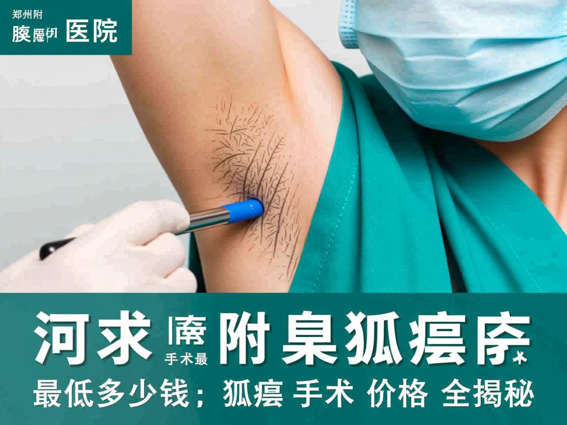 郑州附医腋臭医院解析，河南去除狐臭手术最低多少钱，狐臭手术价格全揭秘