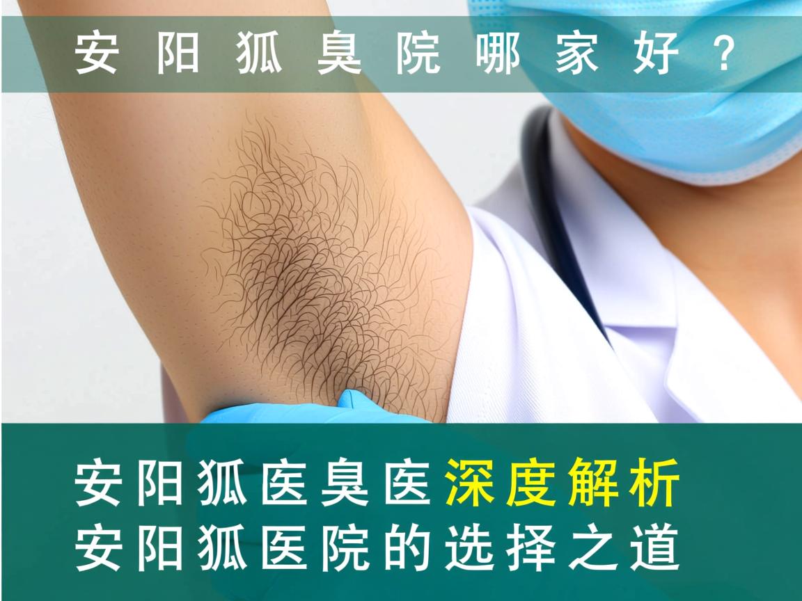 安阳狐臭医院哪家好？深度解析安阳狐臭医院的选择之道