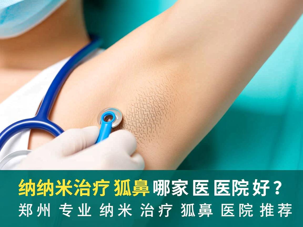 纳米治疗狐臭郑州哪家医院好？郑州专业纳米治疗狐臭医院推荐