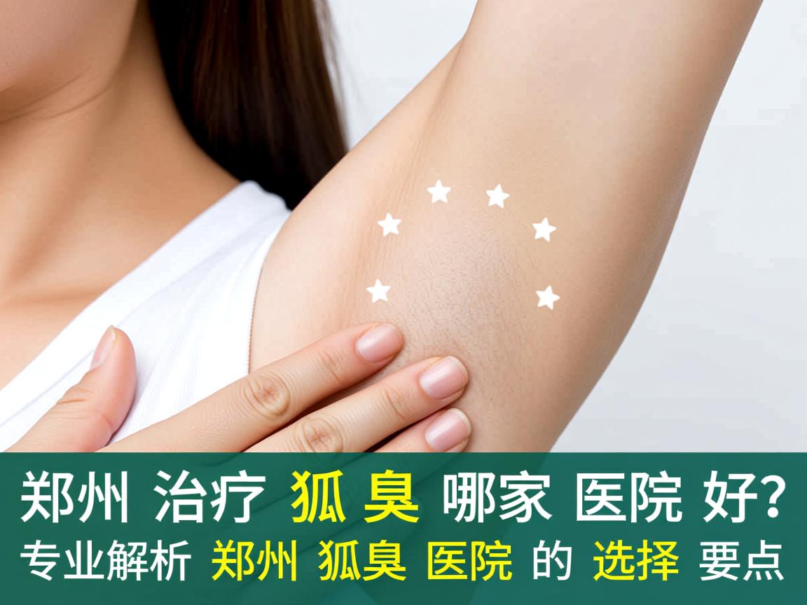 郑州治疗狐臭哪家医院好？专业解析郑州狐臭医院的选择要点